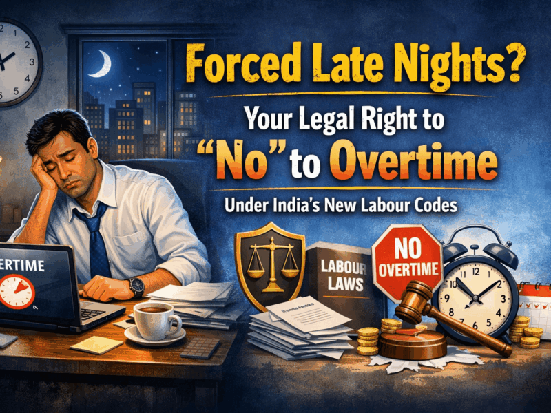 Forced Late Nights? Your Legal Right to "No" to Overtime Under India’s New Labour Codes