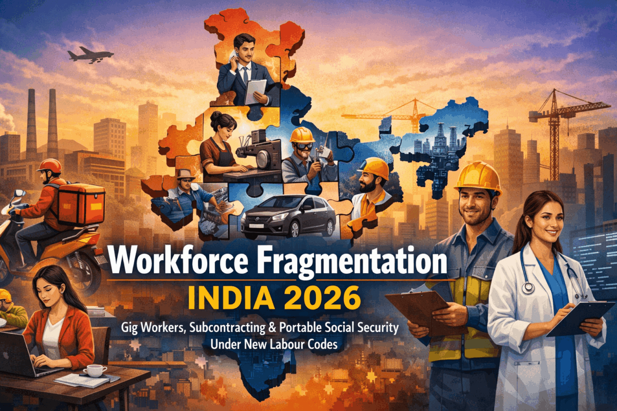 Workforce Fragmentation India 2026: Gig Workers, Subcontracting & Portable Social Security Under New Labour Codes