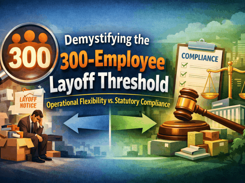 Demystifying the 300-Employee Layoff Threshold: Operational Flexibility vs. Statutory Compliance