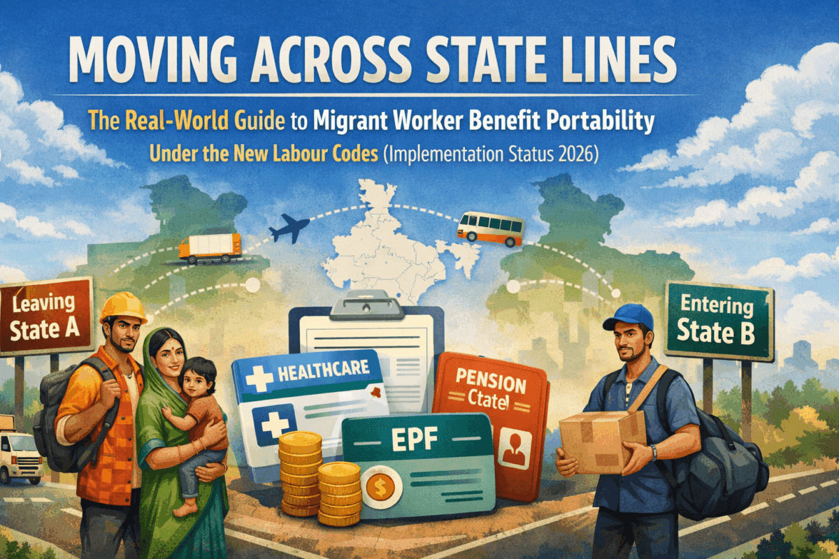 Moving Across State Lines: The Real-World Guide to Migrant Worker Benefit Portability Under the New Labour Codes (Implementation Status 2026)