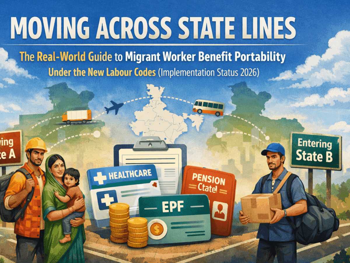 Moving Across State Lines: The Real-World Guide to Migrant Worker Benefit Portability Under the New Labour Codes (Implementation Status 2026)