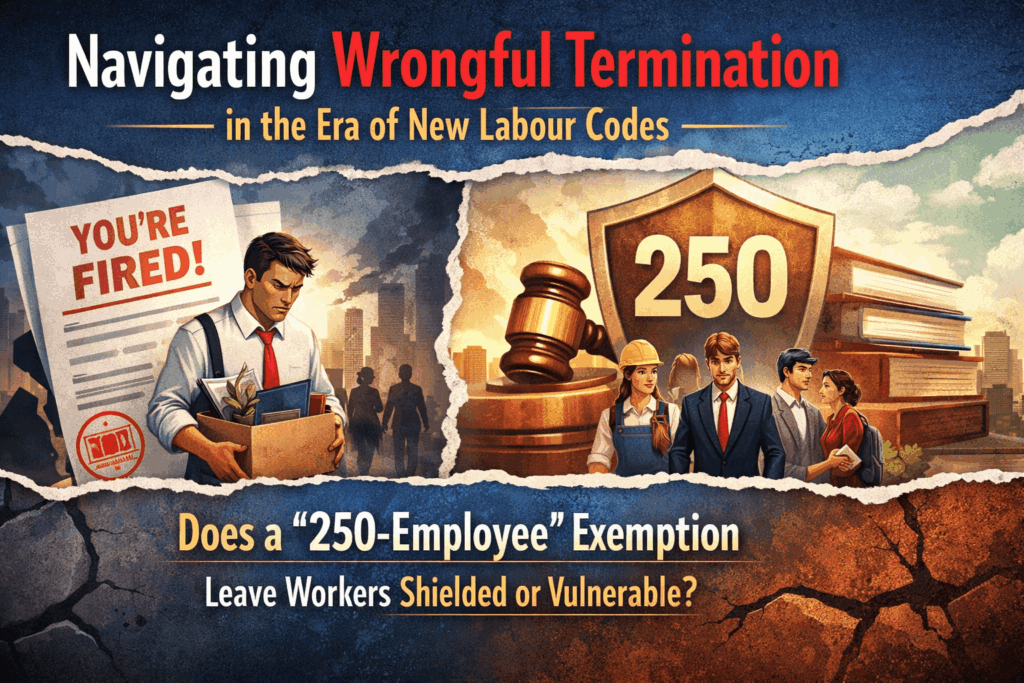 Work Termination Code Navigating Wrongful Termination in the Era of New Labour Codes: Does a ...