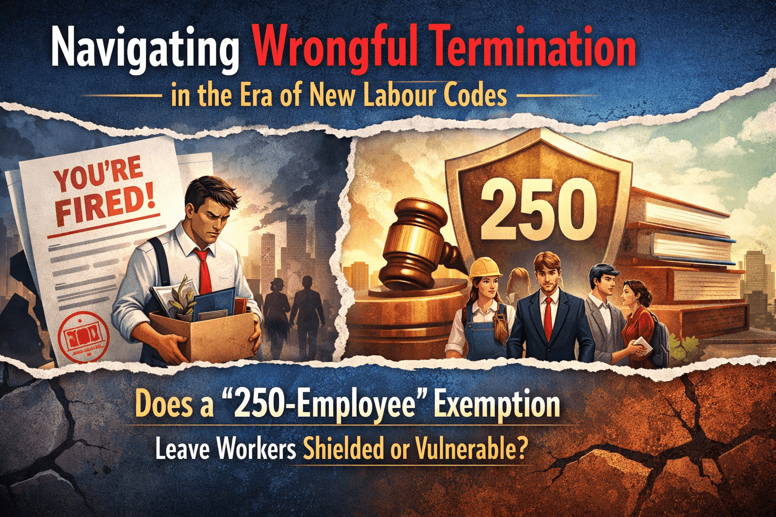 Navigating Wrongful Termination in the Era of New Labour Codes: Does a "250-Employee" Exemption Leave Workers Shielded or Vulnerable?