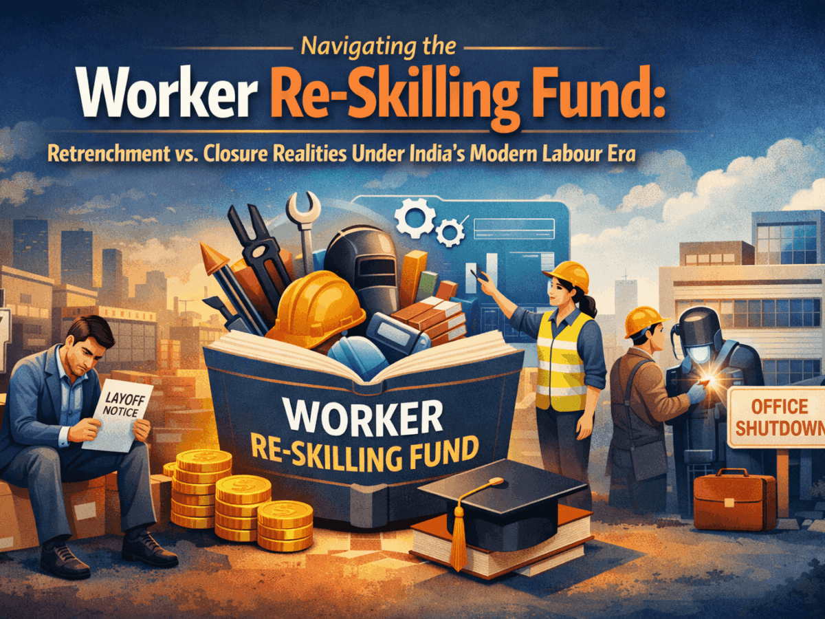 Navigating the Worker Re-Skilling Fund: Retrenchment vs. Closure Realities Under India's Modern Labour Era