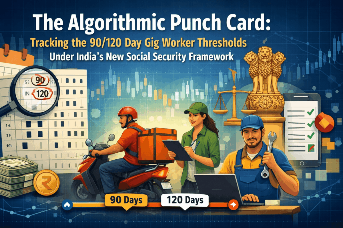 The Algorithmic Punch Card: Tracking the 90/120 Day Gig Worker Thresholds Under India‘s New Social Security Framework