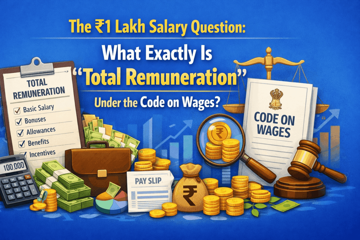 The ₹1 Lakh Salary Question: What Exactly Is “Total Remuneration” Under the Code on Wages?