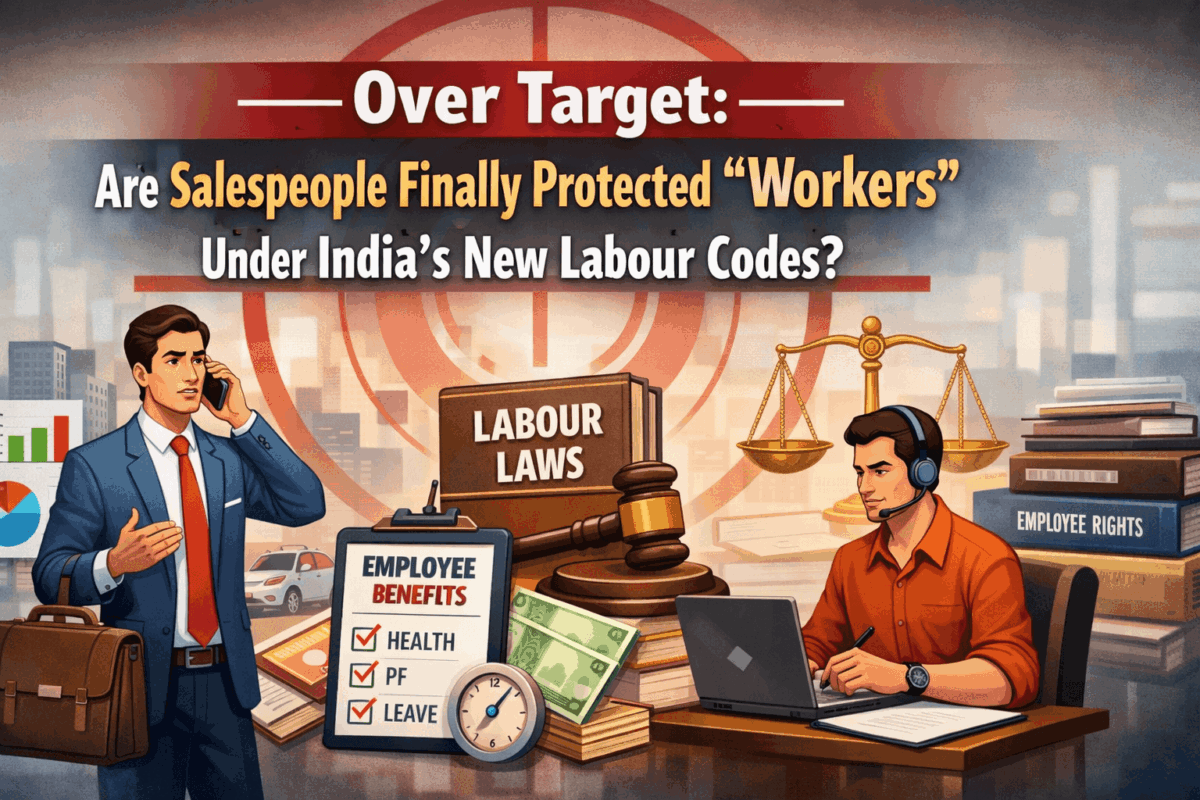 Title Over Target: Are Salespeople Finally Protected "Workers" Under India's New Labour Codes?