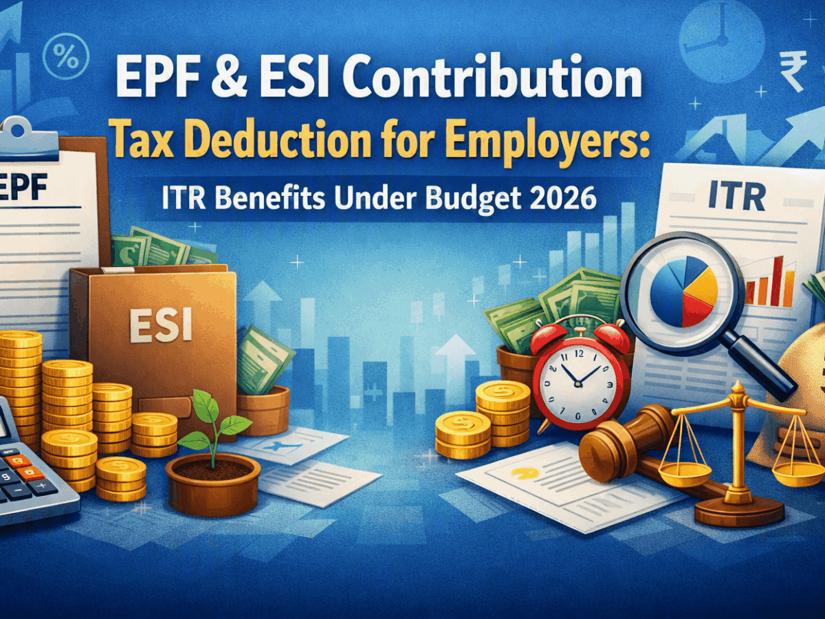 EPF & ESI Contribution Tax Deduction for Employers: ITR Benefits Under Budget 2026