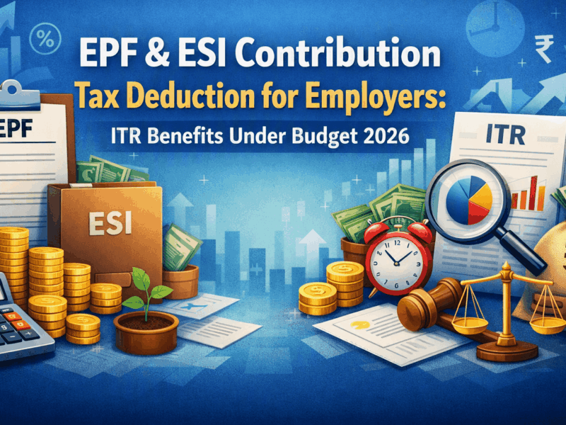 EPF & ESI Contribution Tax Deduction for Employers: ITR Benefits Under Budget 2026