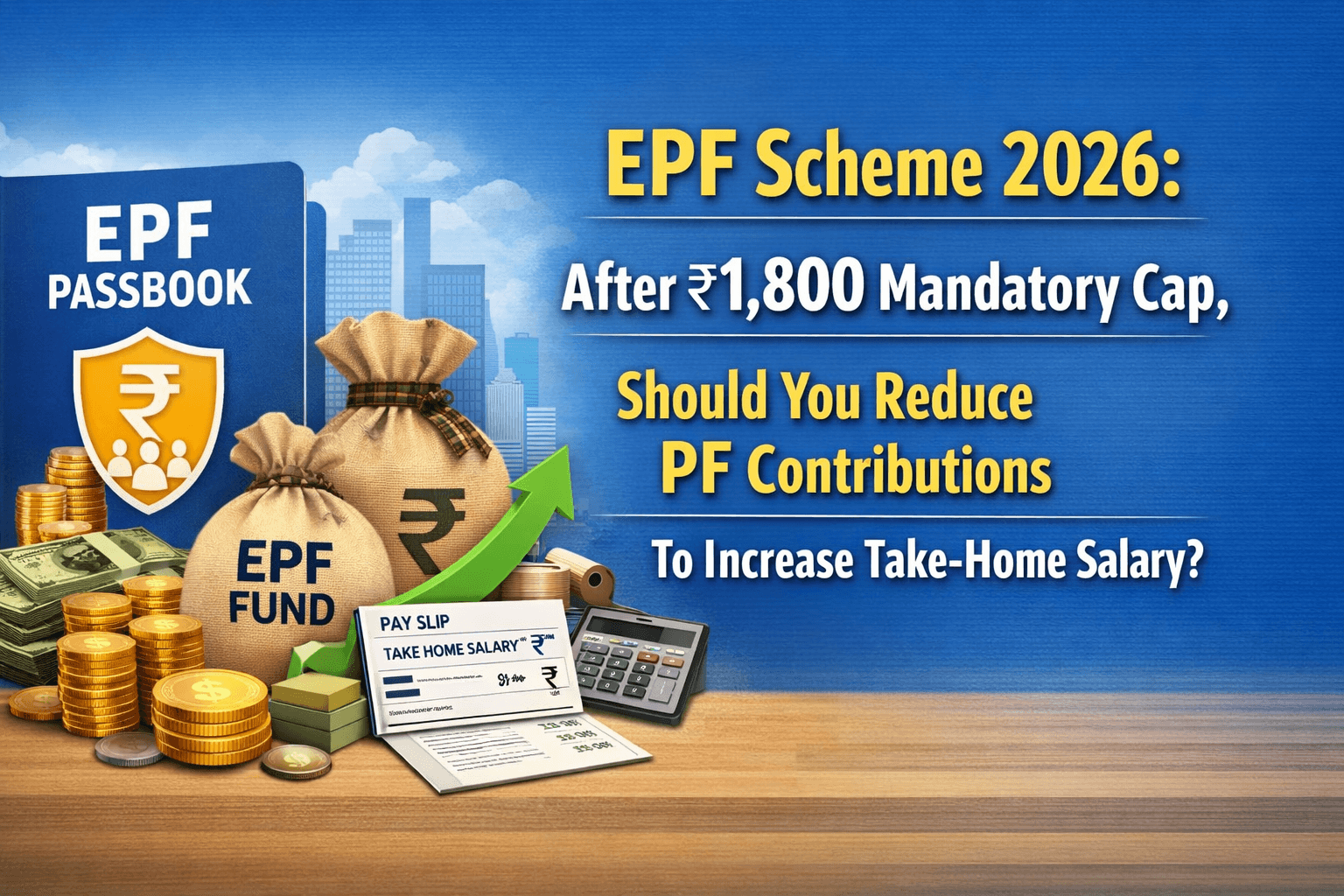EPF Scheme 2026: After ₹1,800 Mandatory Cap, Should You Reduce PF Contributions To Increase Take-Home Salary?