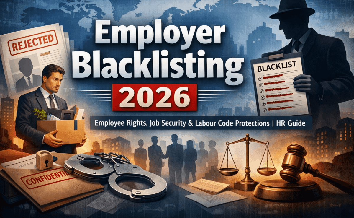 Employer Blacklisting 2026 Employee Rights, Job Security & Labour Code Protections HR Guide