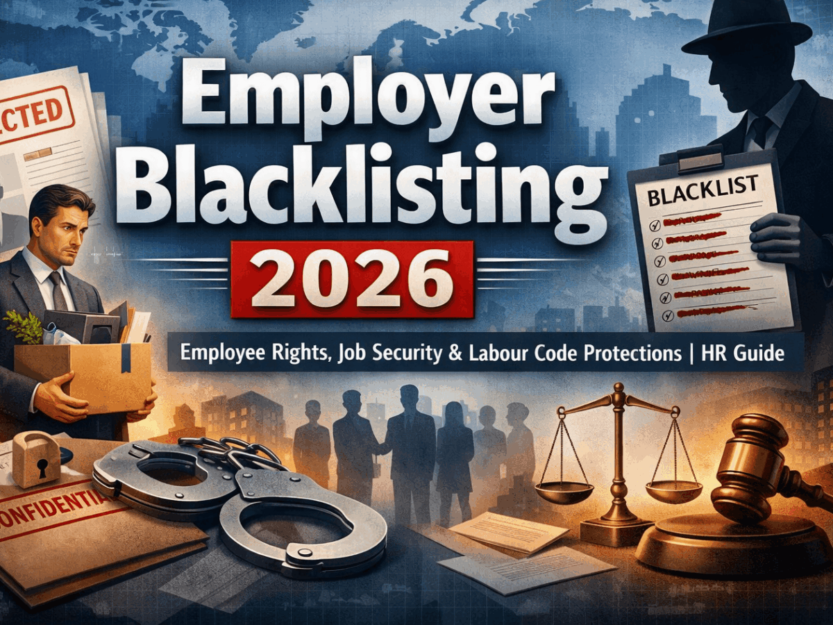Employer Blacklisting 2026 Employee Rights, Job Security & Labour Code Protections HR Guide