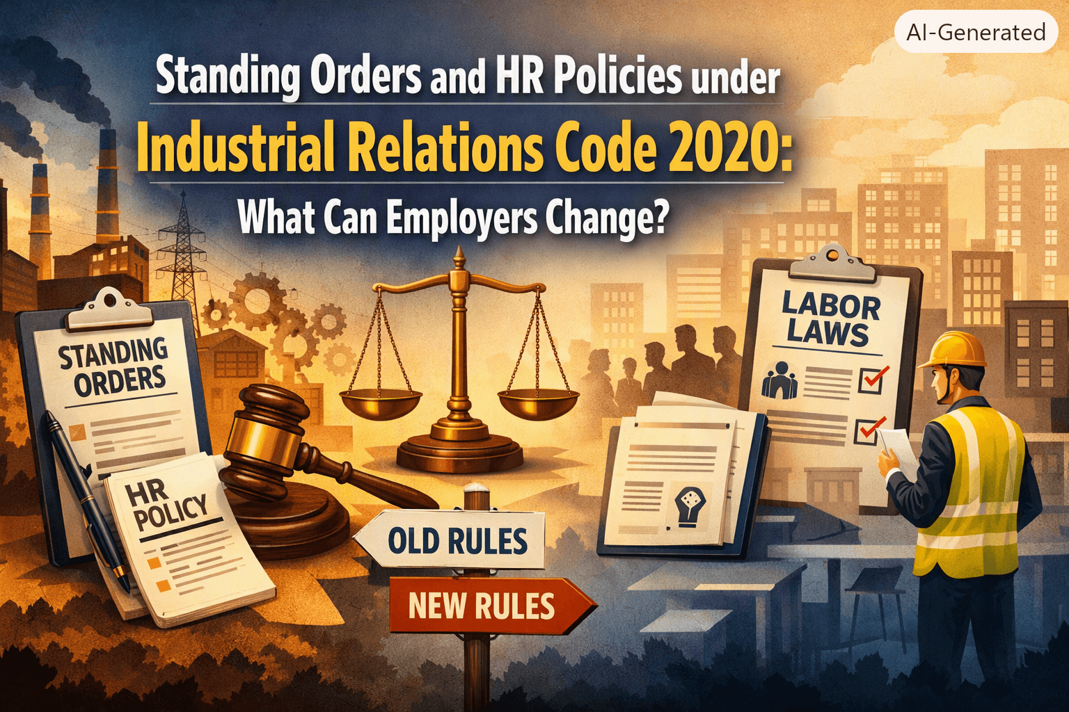 Standing Orders and HR Policies under Industrial Relations Code 2020: What Can Employers Change?