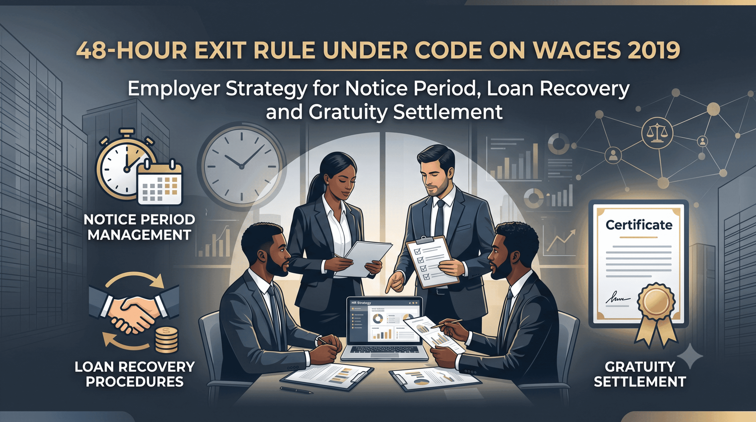 48-Hour Exit Rule Under Code on Wages 2019: Employer Strategy for Notice Period, Loan Recovery and Gratuity Settlement
