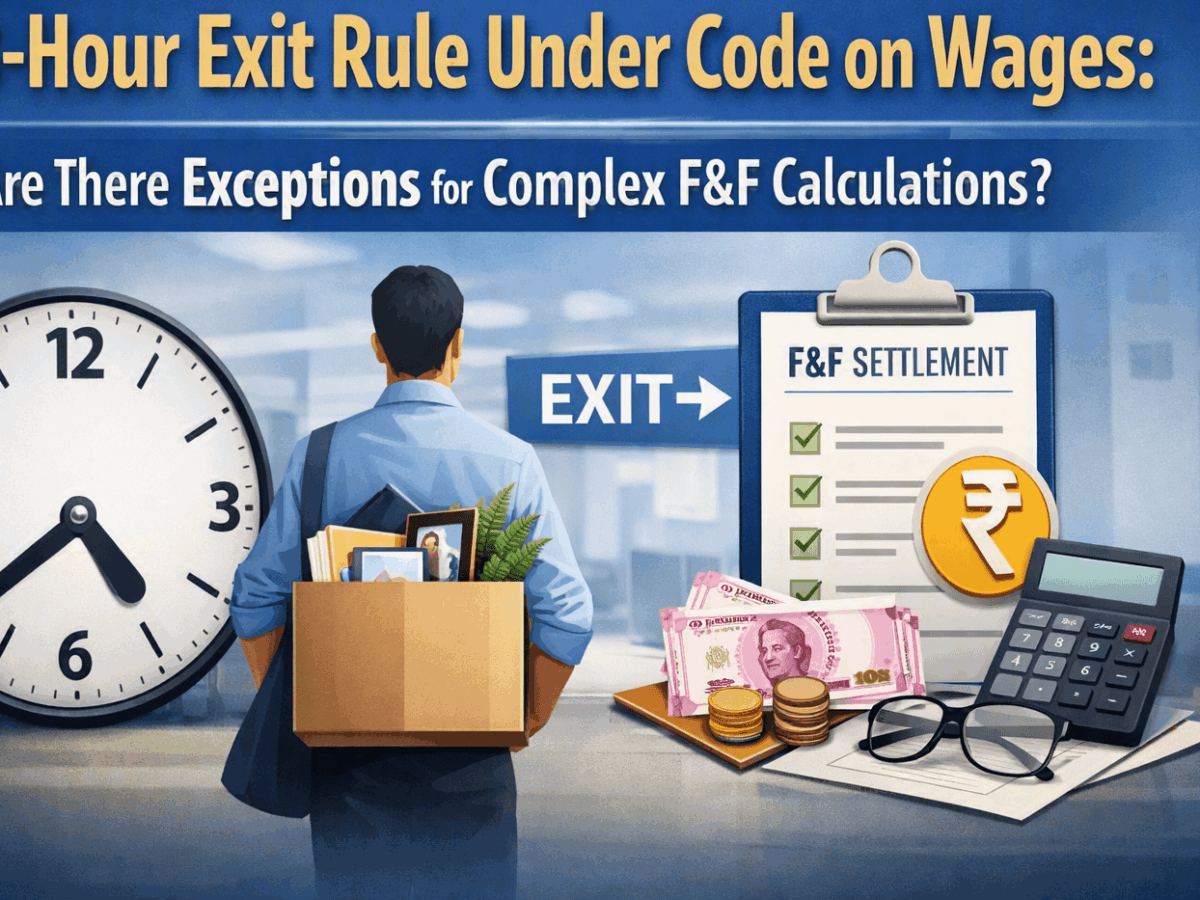 48-Hour Exit Rule Under Code on Wages Are There Exceptions for Complex F&F Calculations.