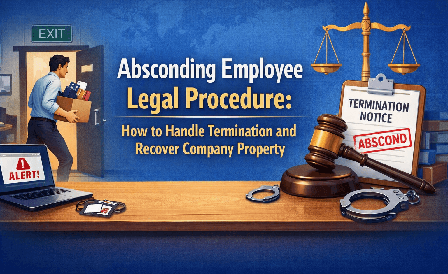 Absconding Employee Legal Procedure: How to Handle Termination and Recover Company Property
