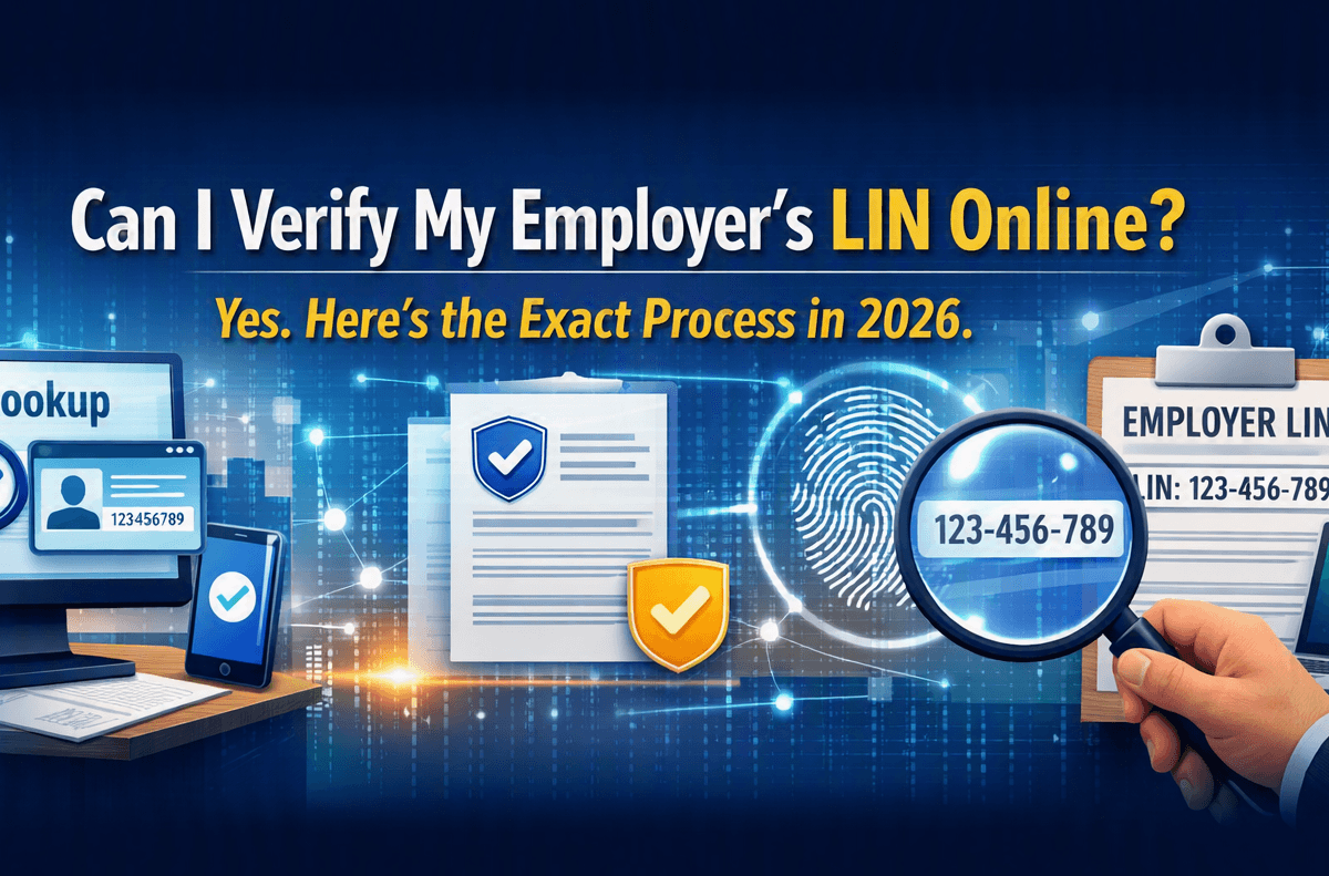 Can I Verify My Employer's LIN Online? Yes. Here's the Exact Process in 2026