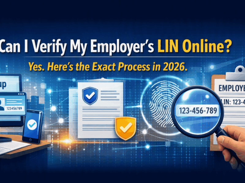 Can I Verify My Employer's LIN Online? Yes. Here's the Exact Process in 2026