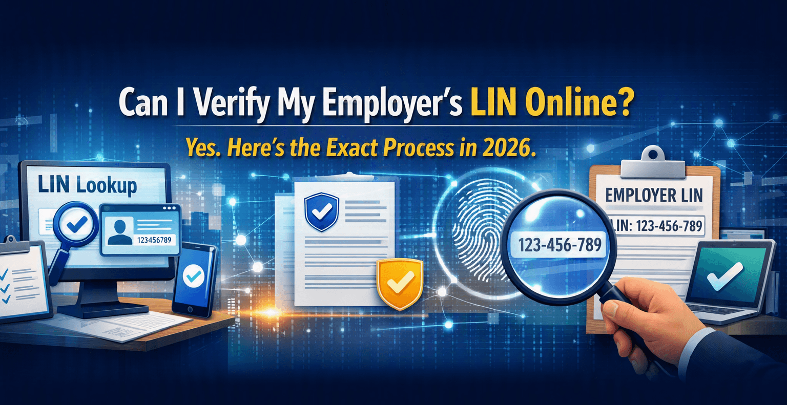 Can I Verify My Employer's LIN Online? Yes. Here's the Exact Process in 2026