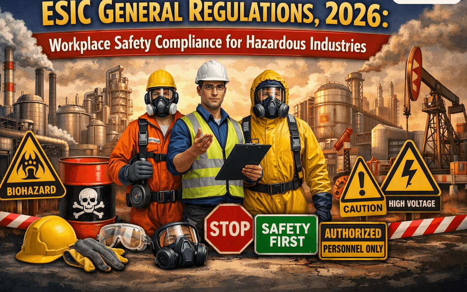 ESIC General Regulations, 2026: Workplace Safety Compliance for Hazardous Industries