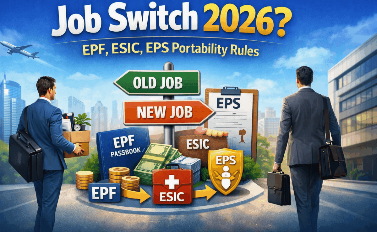 Job Switch 2026? EPF, ESIC, EPS Portability Rules