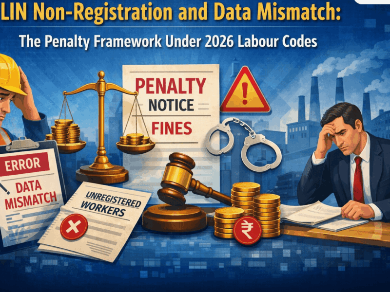 LIN Non-Registration and Data Mismatch: The Penalty Framework Under 2026 Labour Codes