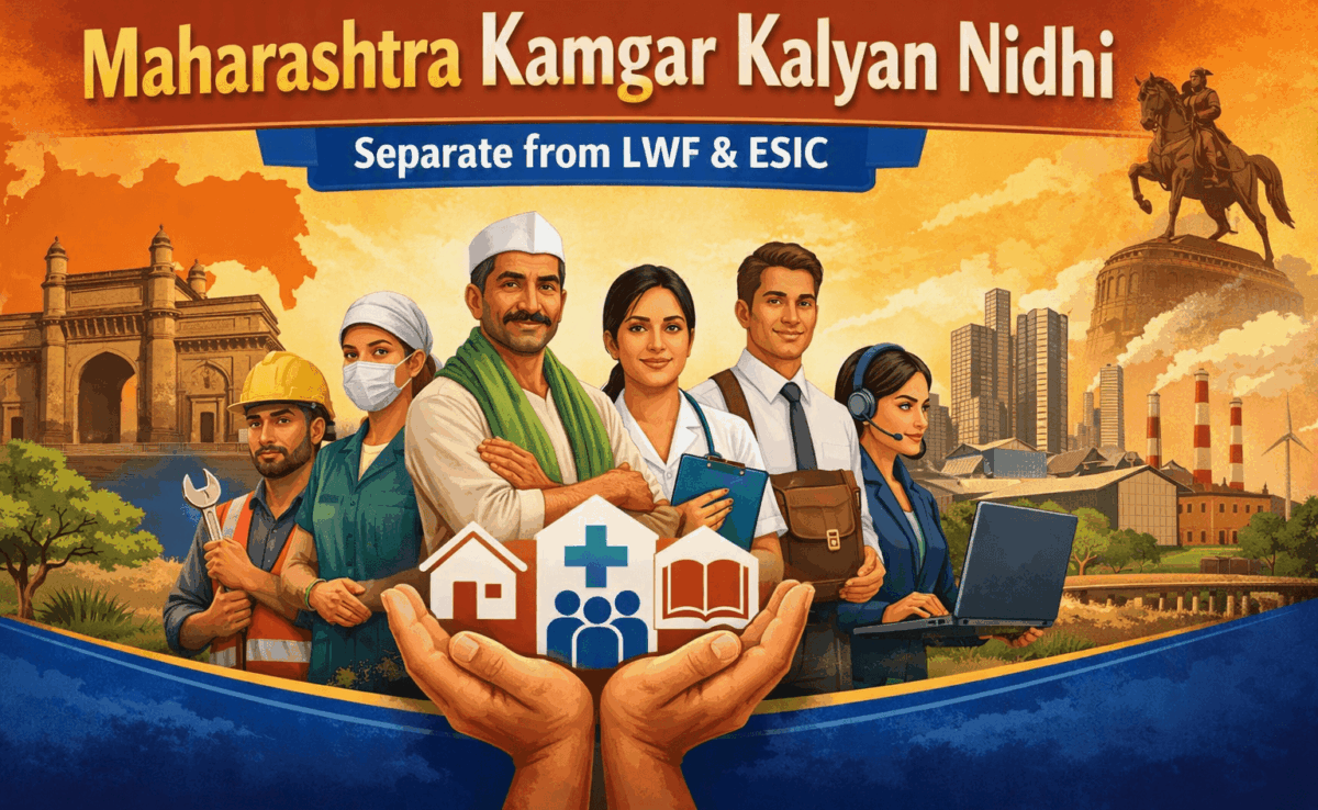 Maharashtra Kamgar Kalyan Nidhi: Separate from LWF & ESIC