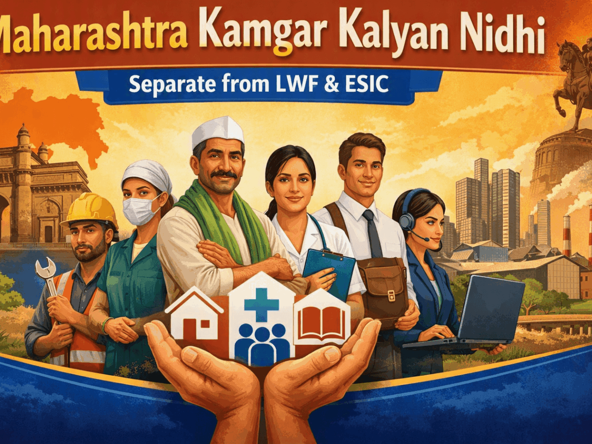 Maharashtra Kamgar Kalyan Nidhi: Separate from LWF & ESIC