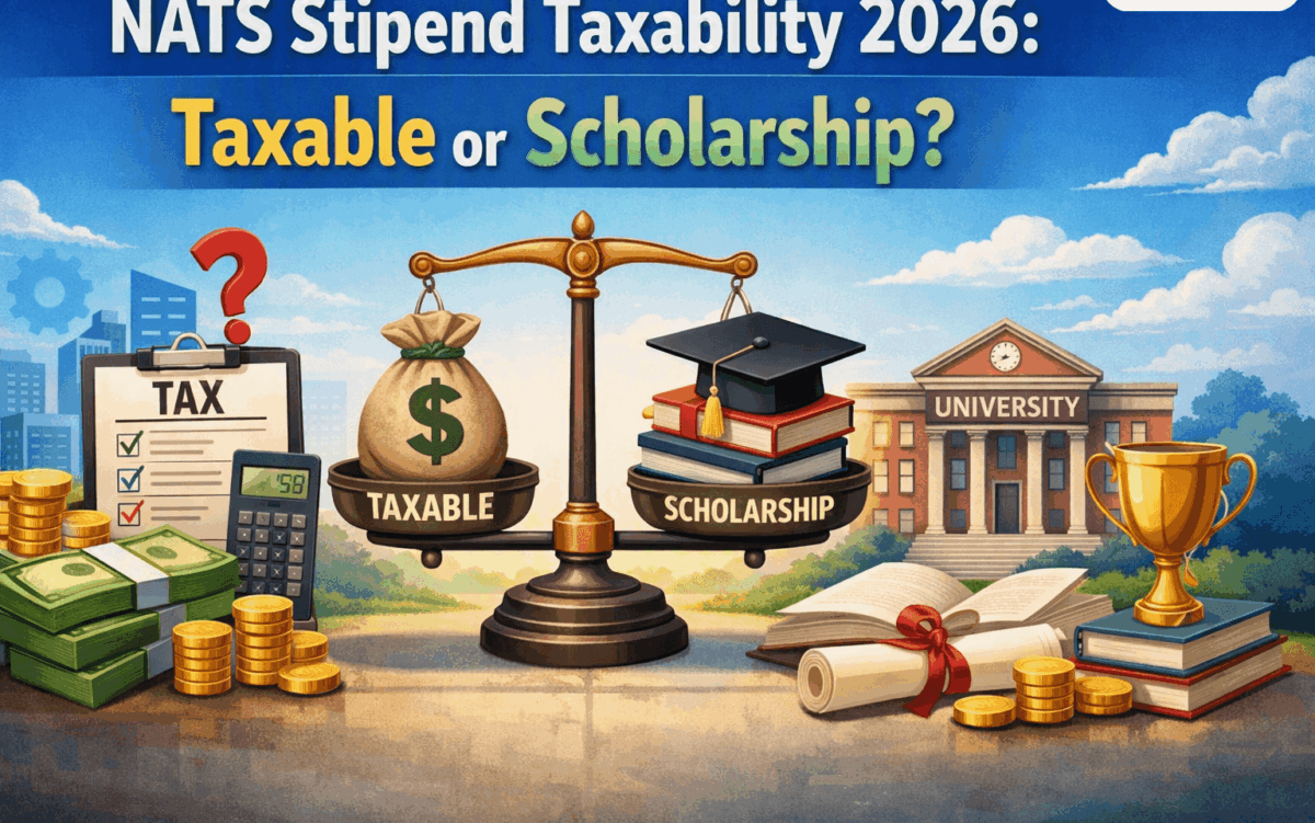 NATS Stipend Taxability 2026: Taxable or Scholarship?