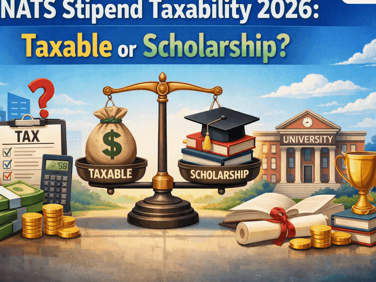 NATS Stipend Taxability 2026: Taxable or Scholarship?