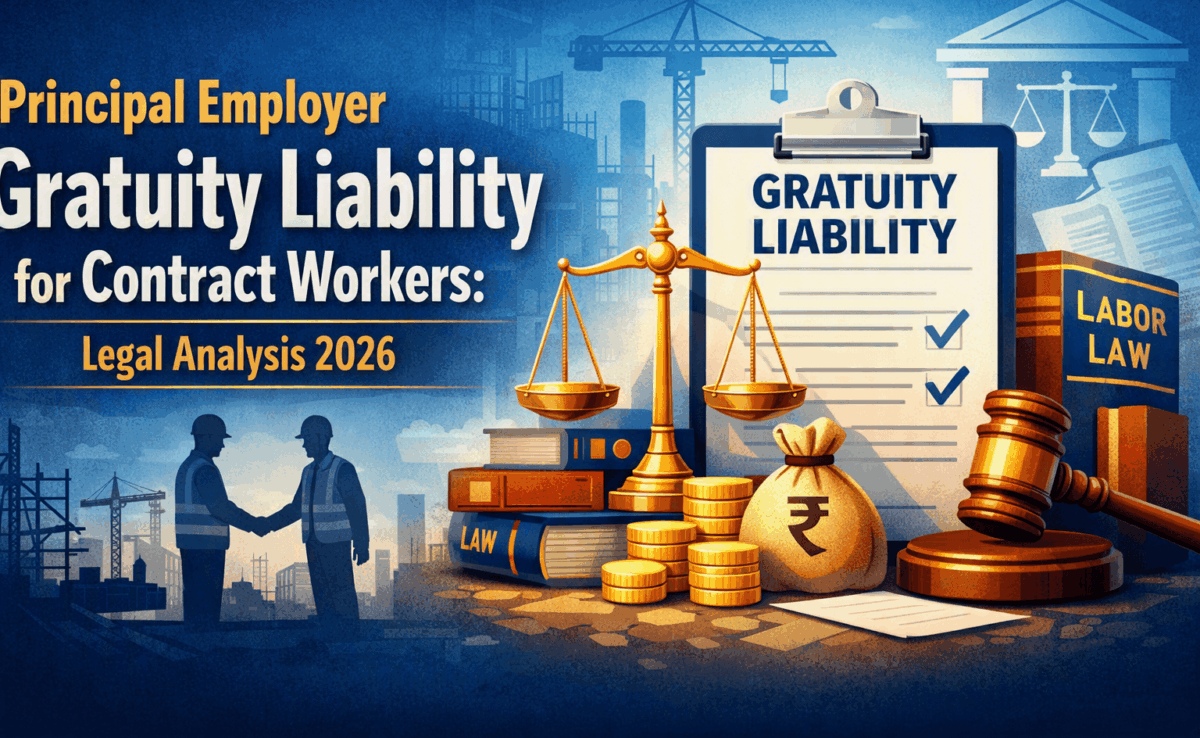 Principal Employer Gratuity Liability for Contract Workers: Legal Analysis 2026