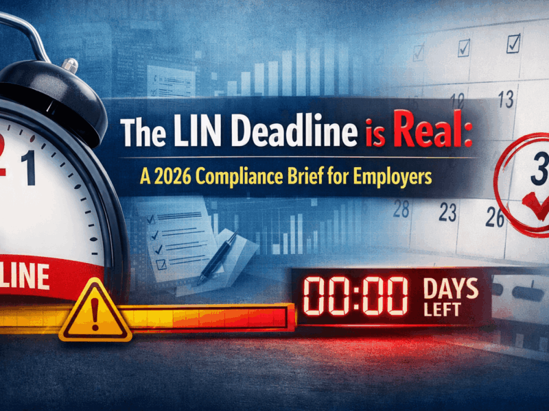 The LIN Deadline is Real: A 2026 Compliance Brief for Employers