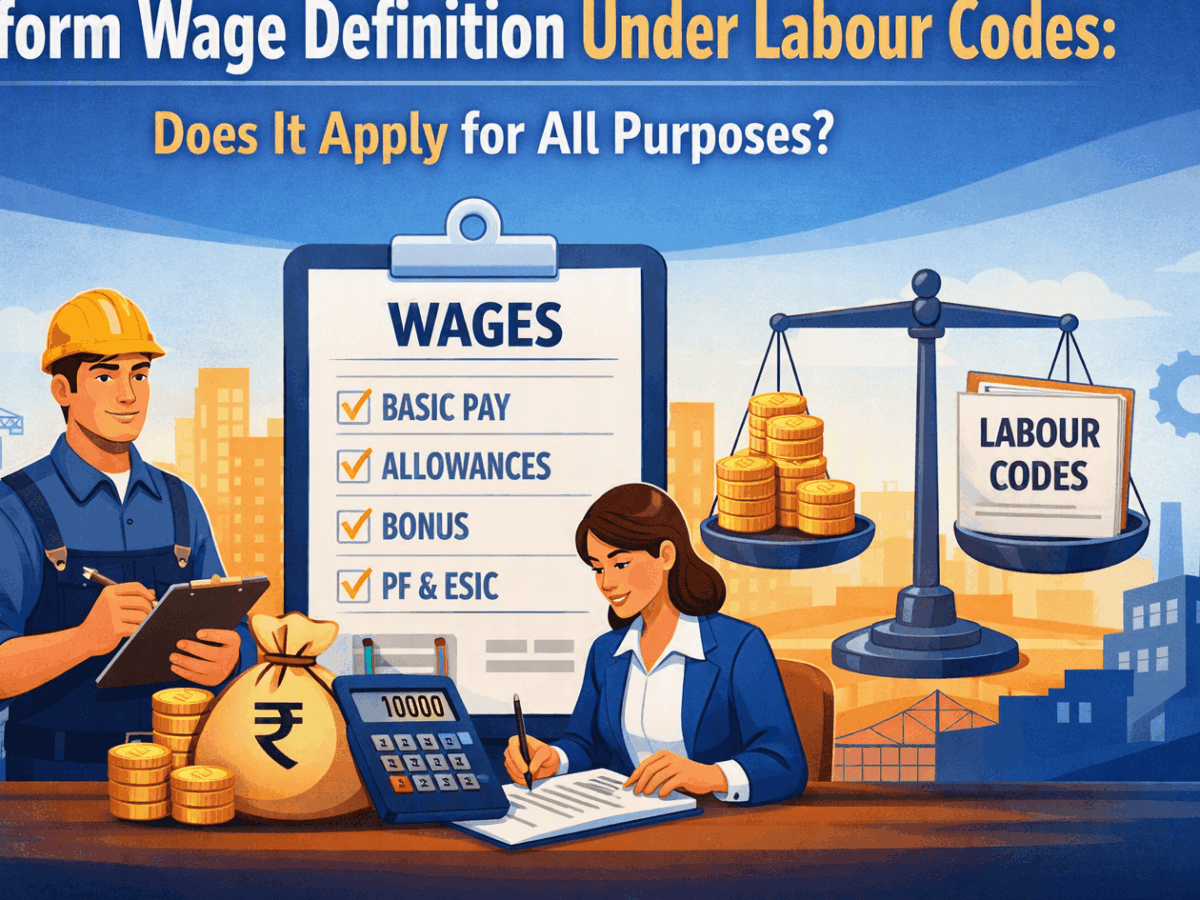 Uniform Wage Definition Under Labour Codes Does It Apply for All Purposes.