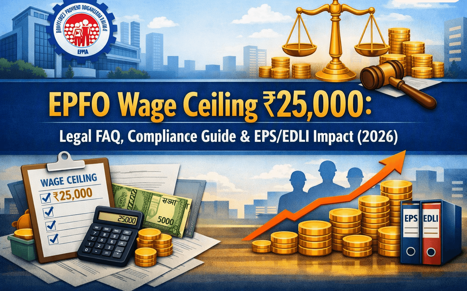 ईपीएफओ (EPFO) वेतन मर्यादा सुधारणा: कायदेशीर प्रश्नोत्तरे आणि अनुपालन मार्गदर्शक
