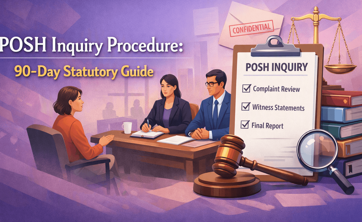 POSH Inquiry Procedure: 90-Day Statutory Guide