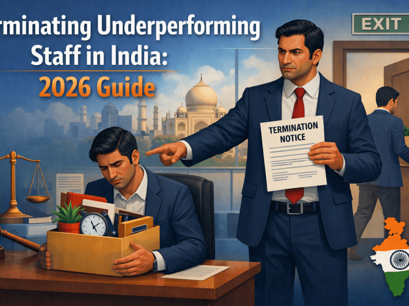 Terminating Underperforming Staff in India: 2026 Guide