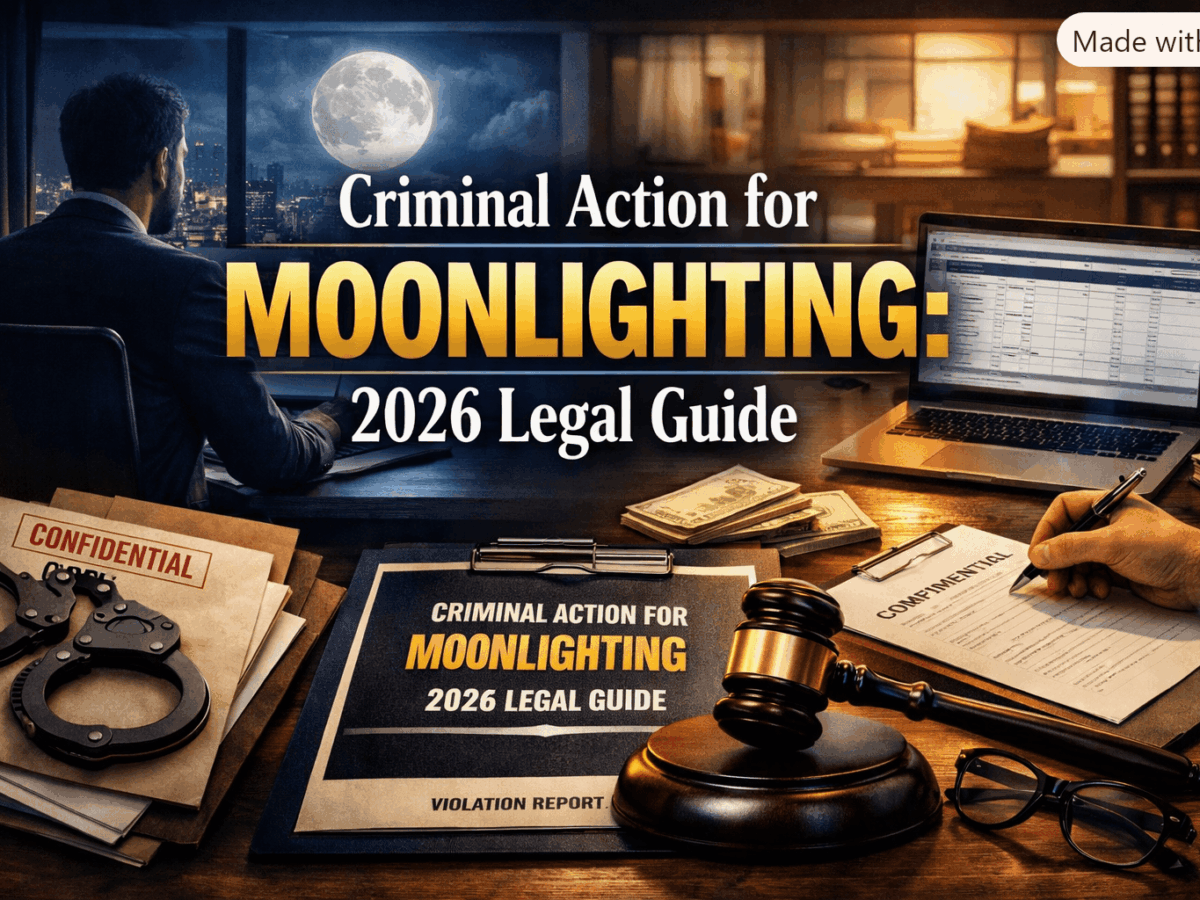 Criminal Action for Moonlighting: 2026 Legal Guide