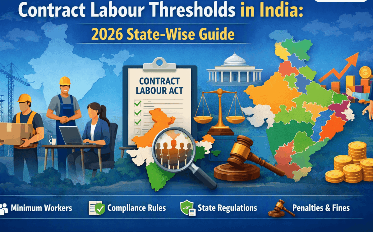 Contract Labour Thresholds in India: 2026 State-Wise Guide