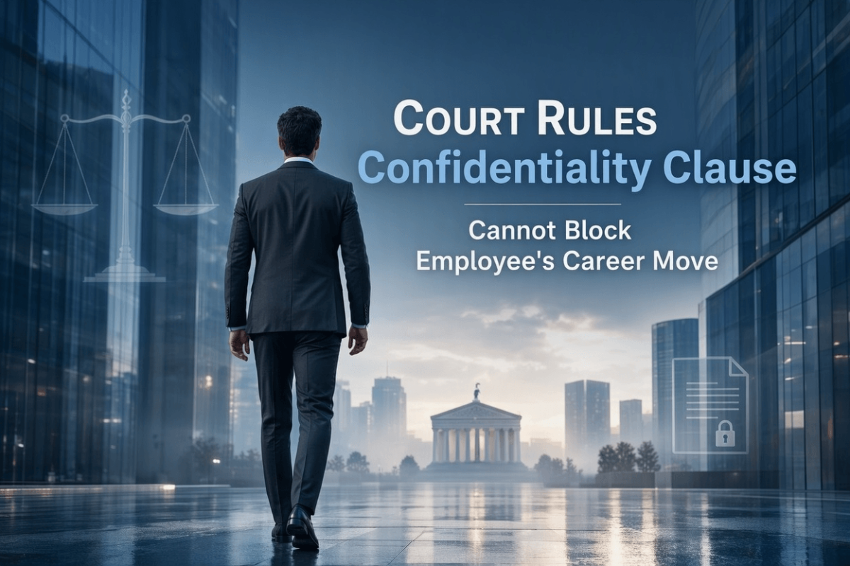 Court Rules Confidentiality Clause Cannot Block Employee's Career Move