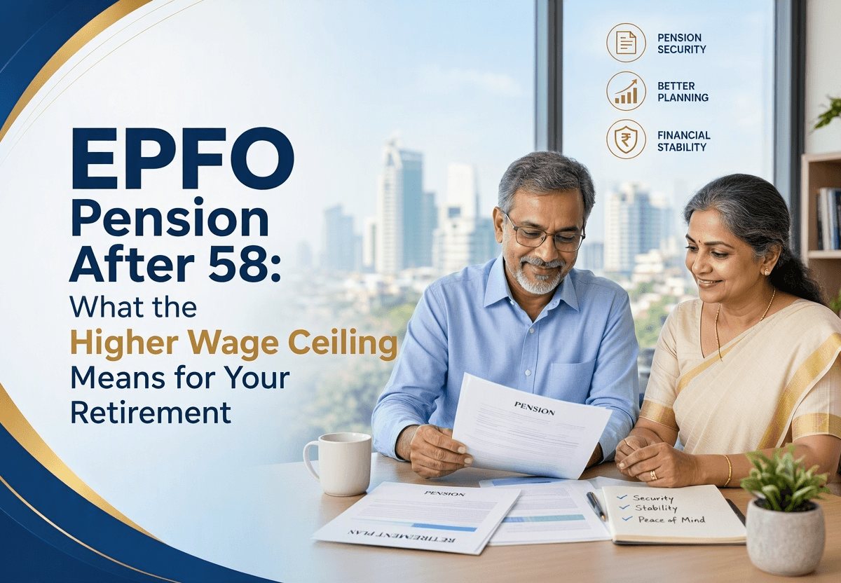 EPFO Pension After 58: What the Higher Wage Ceiling Means for Your Retirement