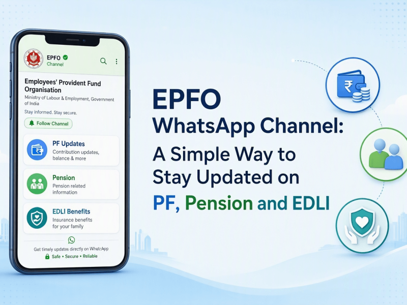 EPFO WhatsApp Channel: A Simple Way to Stay Updated on PF, Pension and EDLI