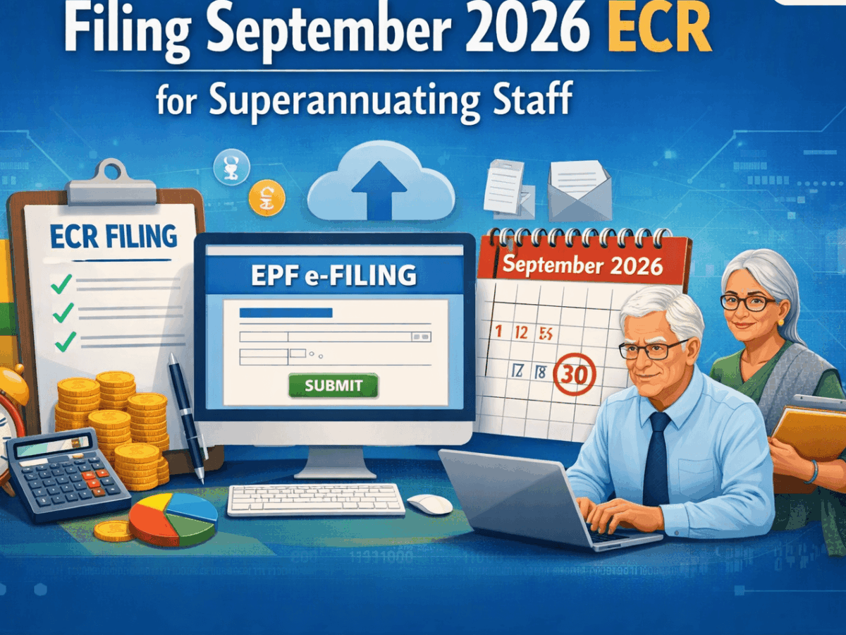Filing September 2026 ECR for Superannuating Staff