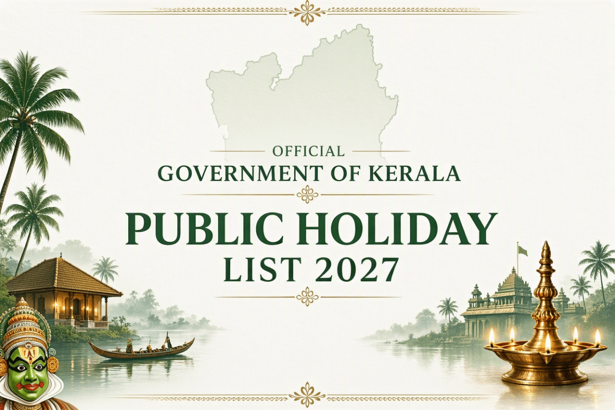 Official Government of Kerala Public Holiday List 2027