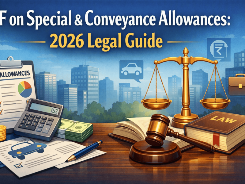 PF on Special & Conveyance Allowances: 2026 Legal Guide