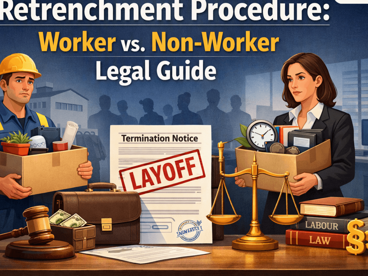 Retrenchment Procedure: Worker vs. Non-Worker Legal Guide