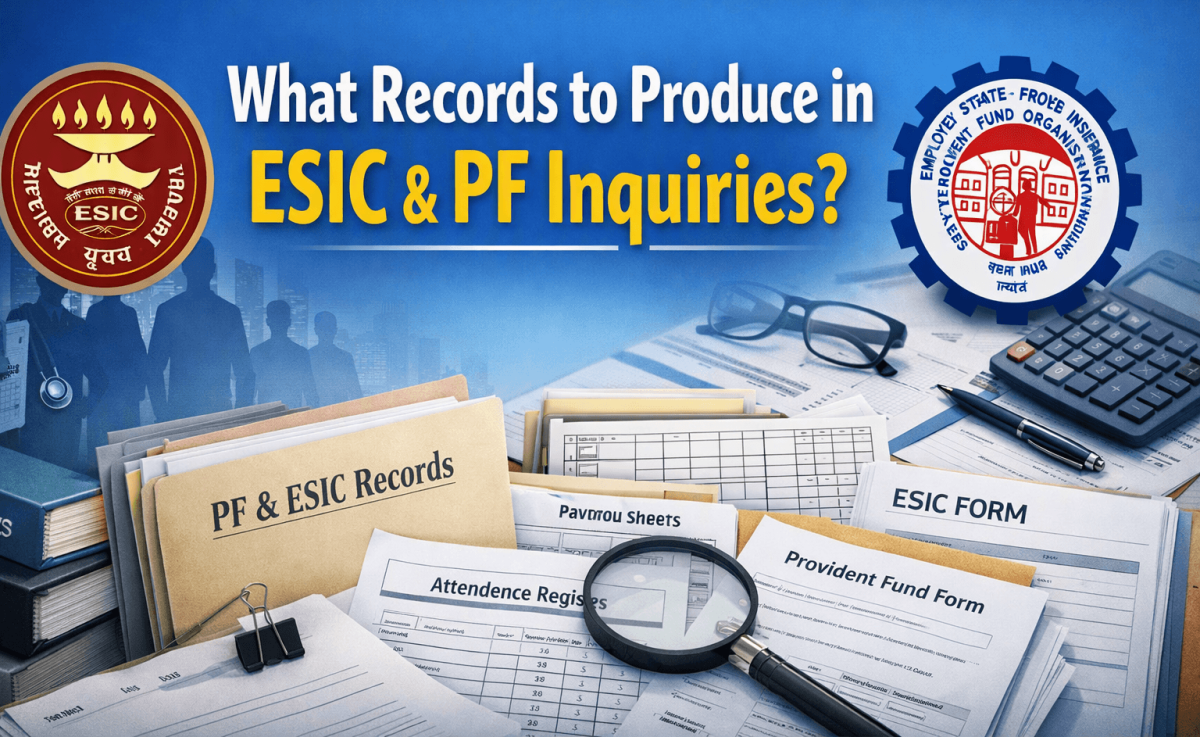 What Records to Produce in ESIC & PF Inquiries